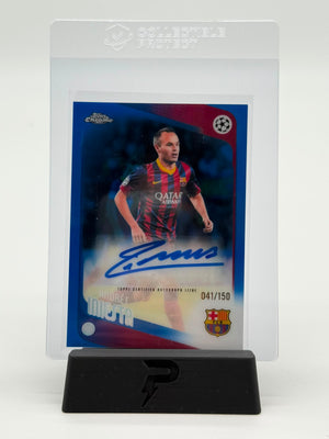 2026 Topps Chrome UCL Andres Iniesta Auto 041/150