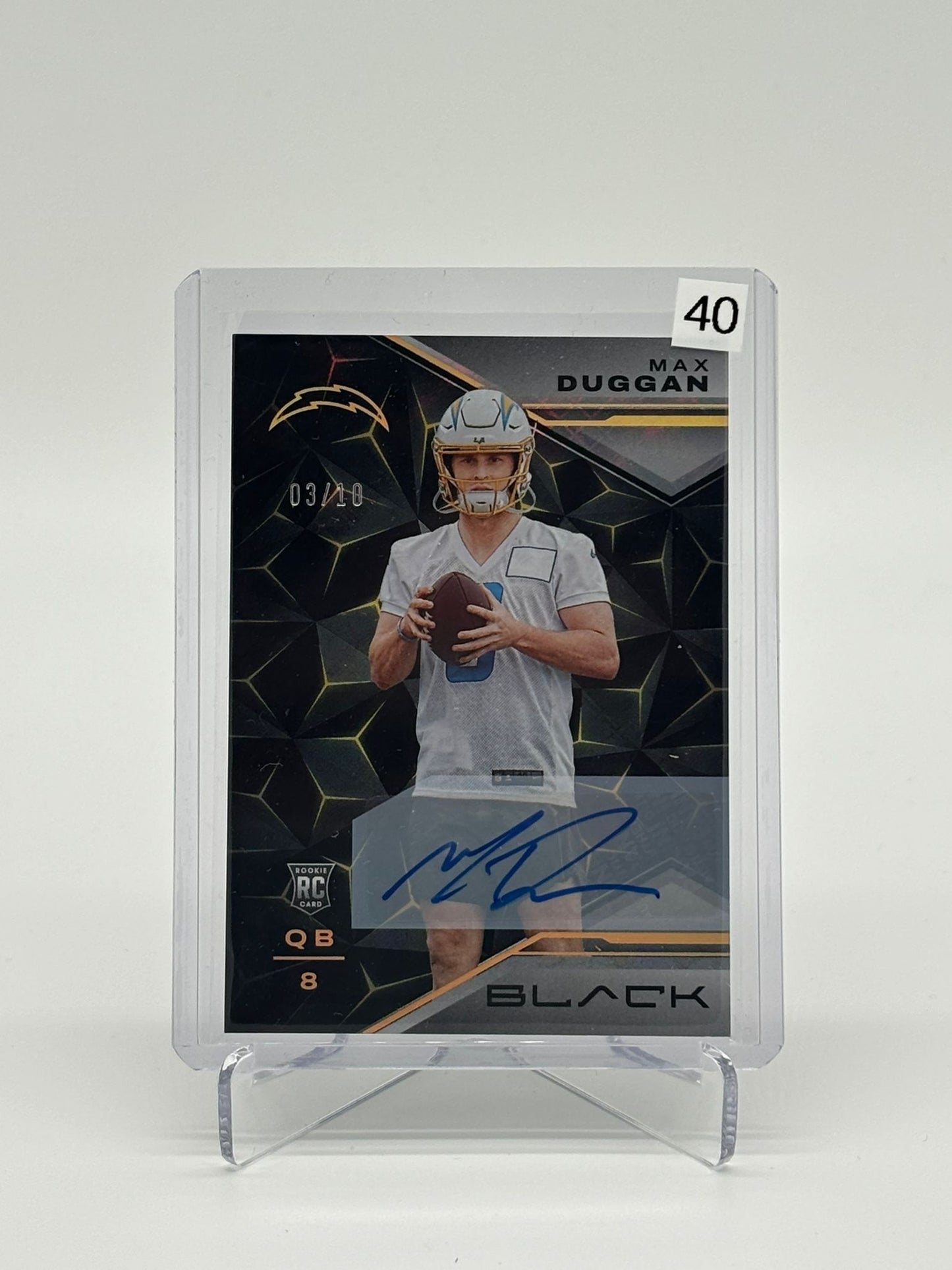 2023 Panini Black - Max Duggan Auto /10
