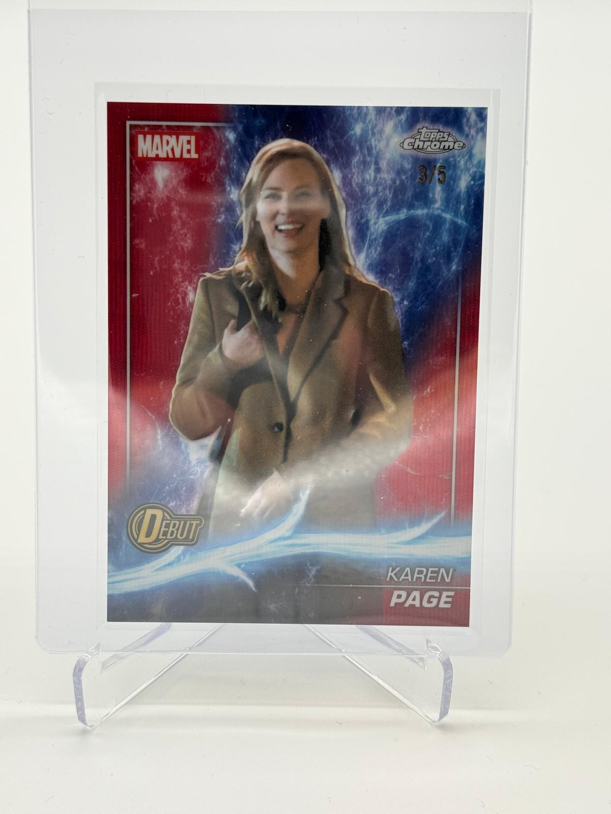 2025 Topps Marvel Studios Chrome Karen Page /5