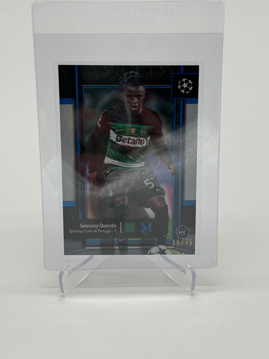 2024-25 Topps Museum UCC Geovanny Quenda RC /75