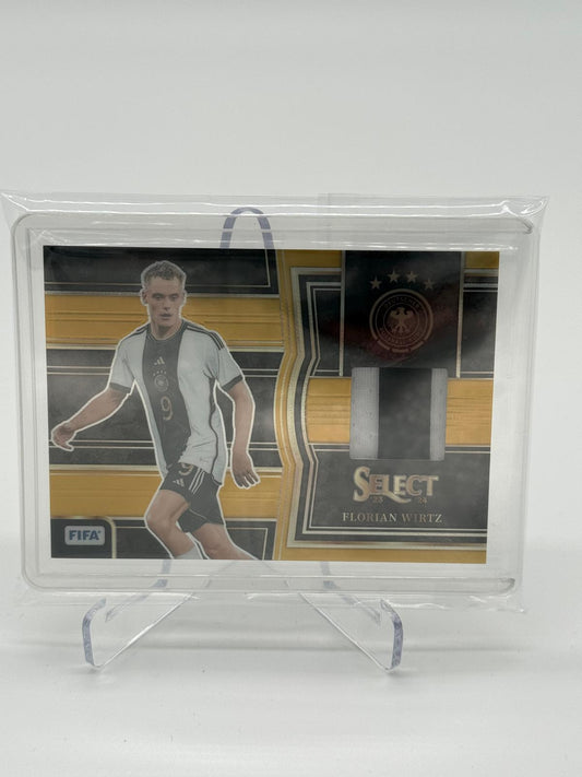 2023-24 Panini Select FIFA Florian Wirtz Germany Gold Patch 02/10