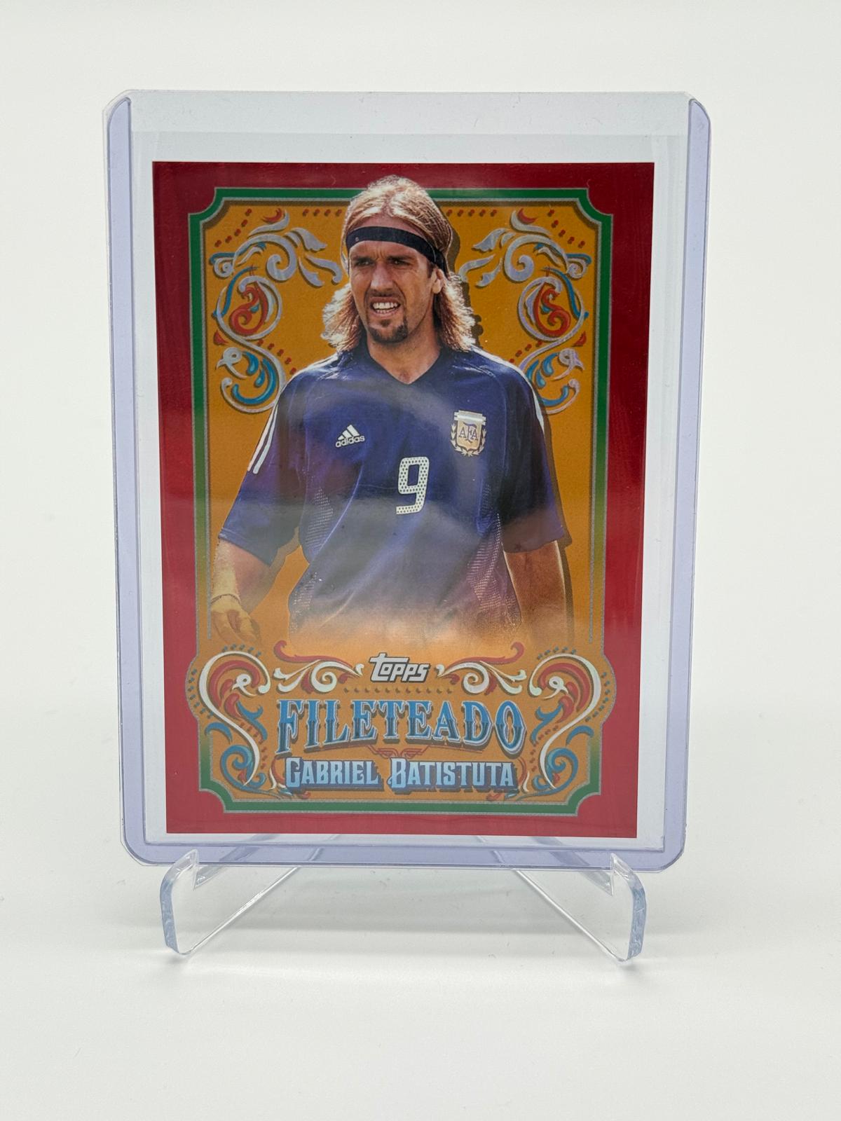 2023 Topps Argentina Fileteado Gabriel Batistuta Tango /5