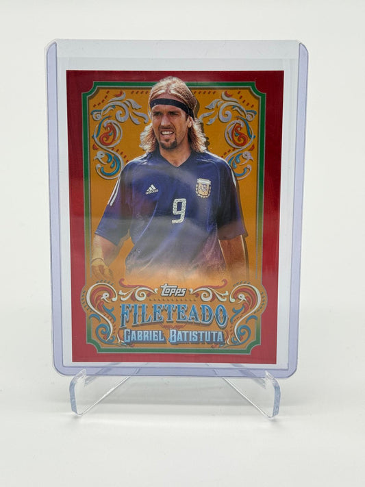 2023 Topps Argentina Fileteado Gabriel Batistuta Tango /5