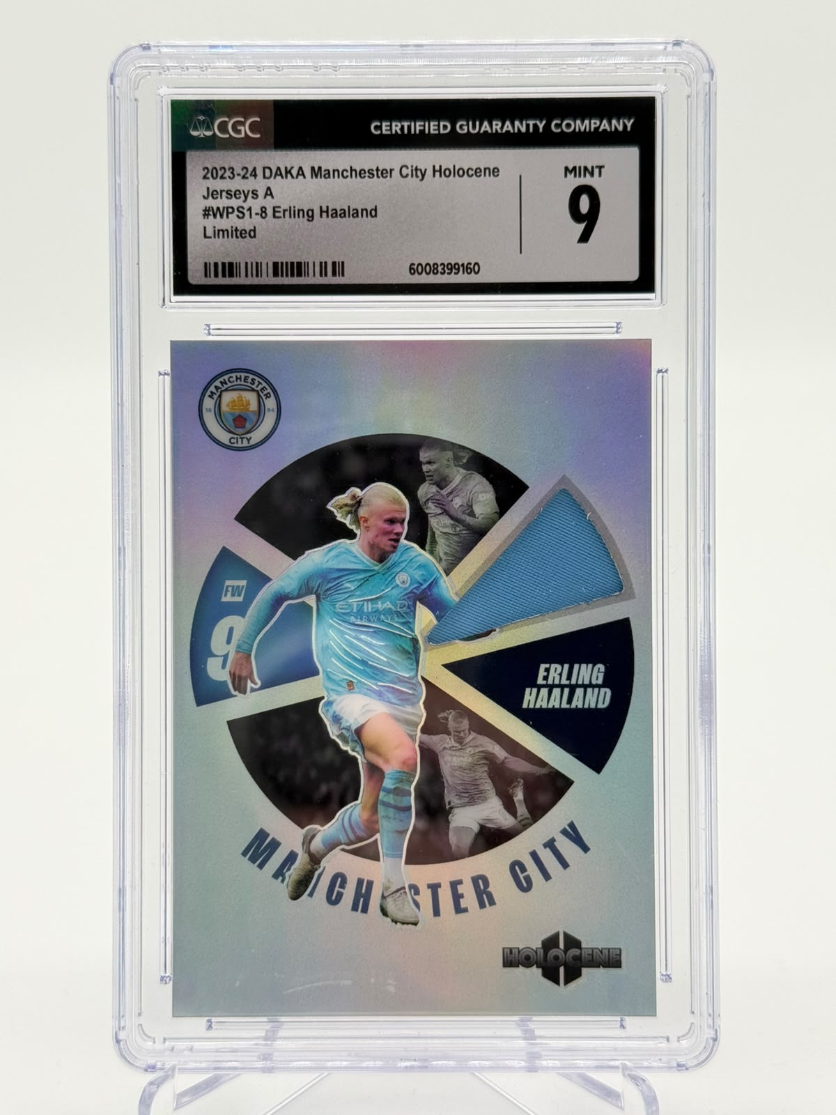 2024 DAKA Manchester City Erlin Haaland Patch 06/50 CGC9