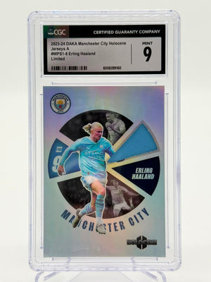 2024 DAKA Manchester City Erlin Haaland Patch 06/50 CGC9