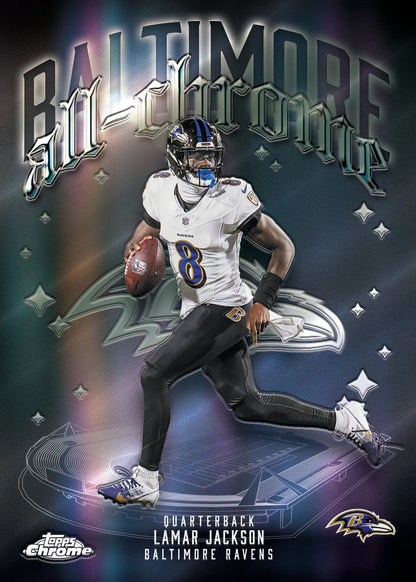 2025 Topps Chrome Football Value Box (SEALED)