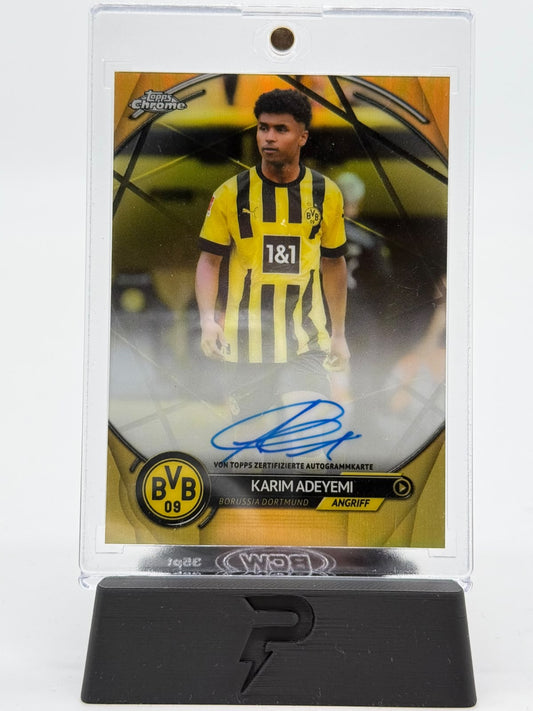 2023 Topps BVB Chrome Team Set Karim Adeyemi 06/10 On Card Auto