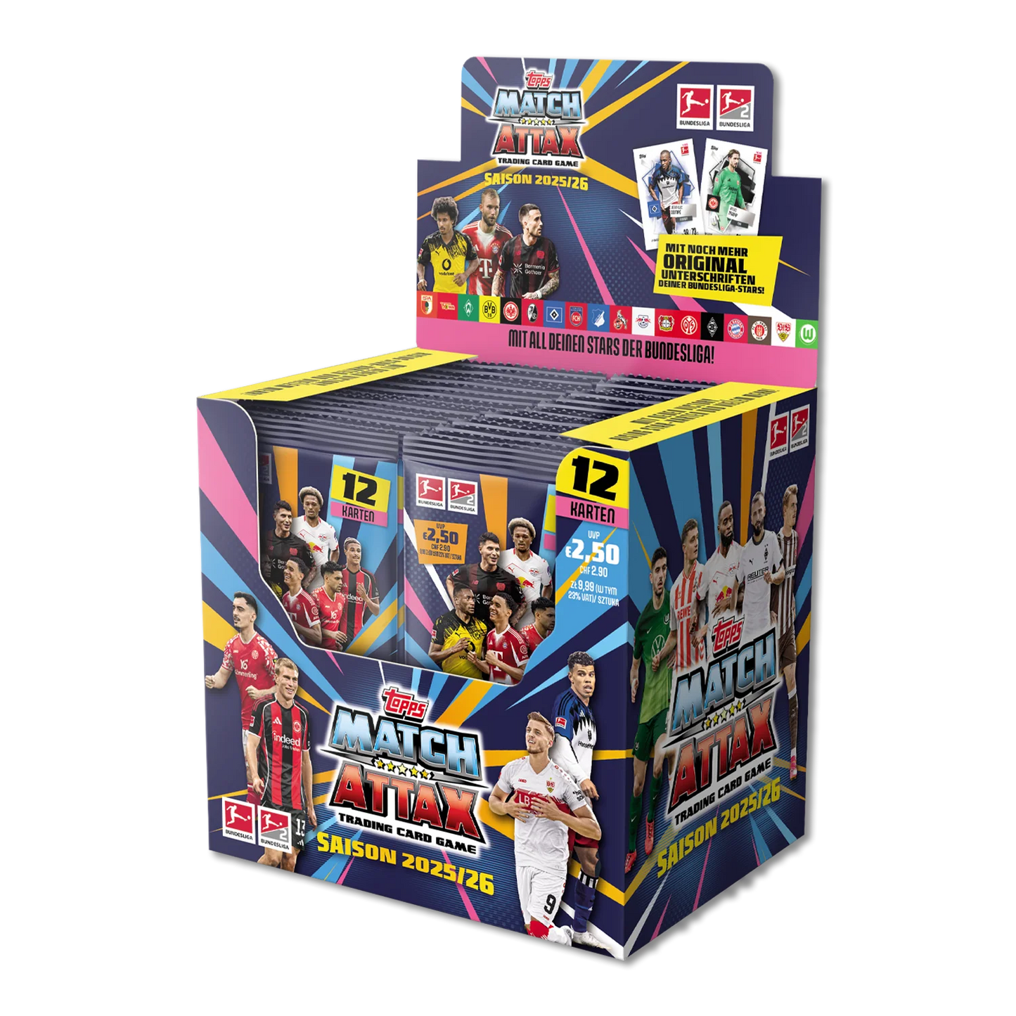 2025-26 Topps Bundesliga Match Attax Display Box (SEALED)