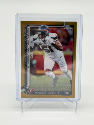 2025 Topps Chrome Will Anderson Jr. 26/50