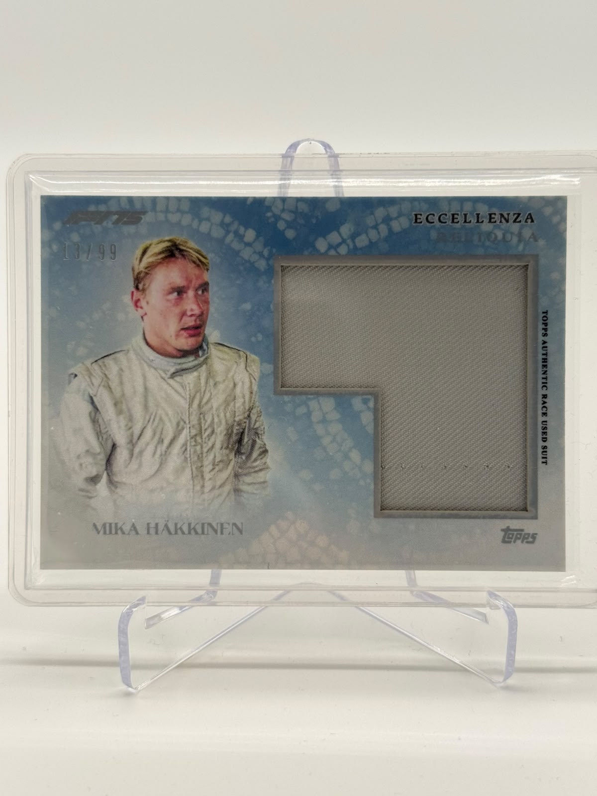 2025 Topps Eccellenza Mika Häkkinen Relic 13/99
