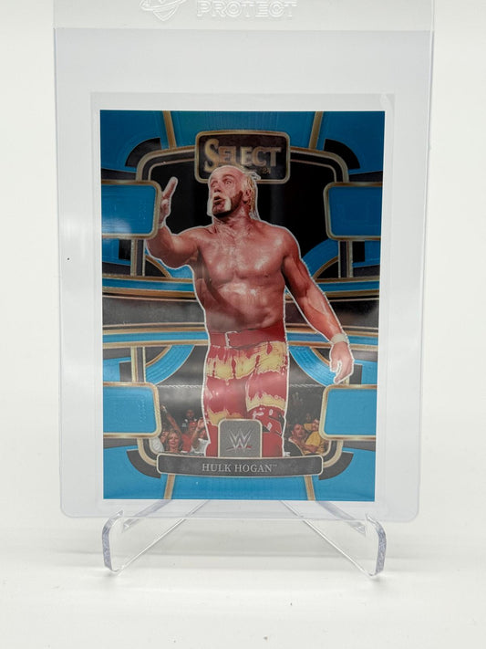2024 Panini Select WWE Hulk Hogan Light Blue Prizm 178/249