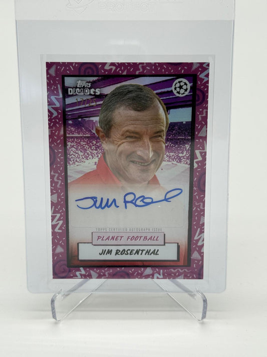 2024 Topps Decades Jim Rosenthal Auto /25 Purple