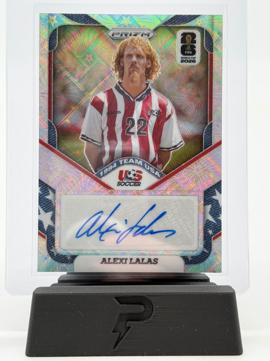 2026 Panini World Cup Prizm Alexi Lalas Team 1994 Auto