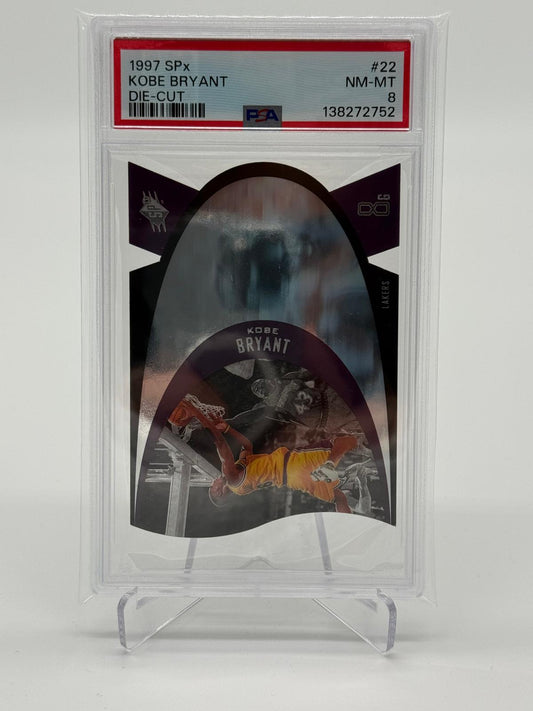 1997 Upper Deck SPx Kobe Bryant Die-Cut PSA 8