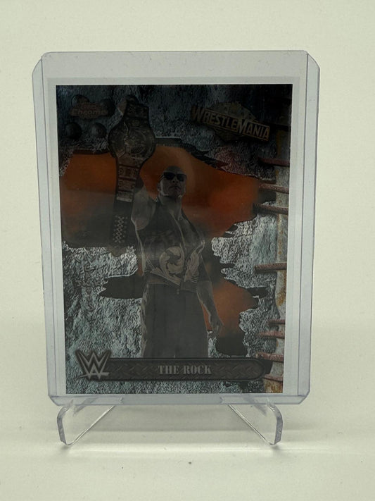 2025 Topps Chrome WWE x Cactus Jack The Rock