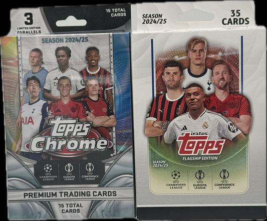 2024-25 UCC Chrome & UCC Flagship Hanger Box Bundle (SEALED)