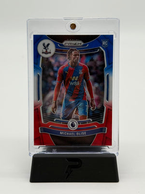 2021-22 Panini Prizm Premier League Michael Olise RC Red White Blue Wave