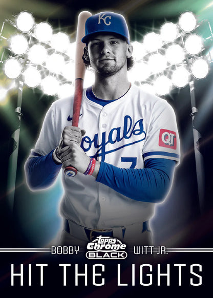 2025 Topps Chrome Black Baseball Hobby Box (SEALED)