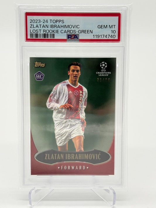 2023-24 Topps Lost Rookie Zlatan Ibrahimovic /99 PSA 10