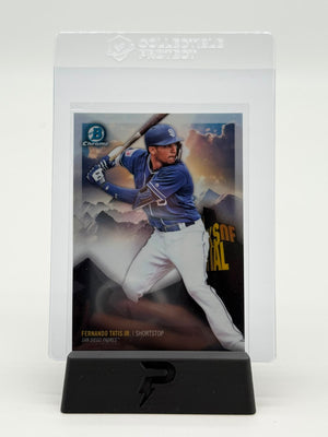 2018 Topps Chrome Bowman Baseball Fernando Tatis JR Peaks