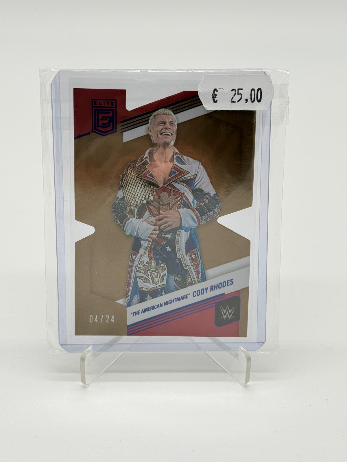2023 Panini Donruss Elite WWE "The American Nightmare" Cody Rhodes Dye Cut /24