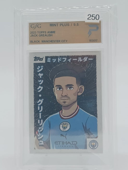 2023 Topps Anime Jack Grealish /5 GSG 9,5