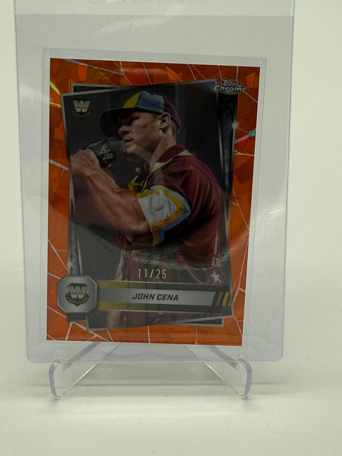 2025 Topps Chrome WWE Sapphire John Cena /25