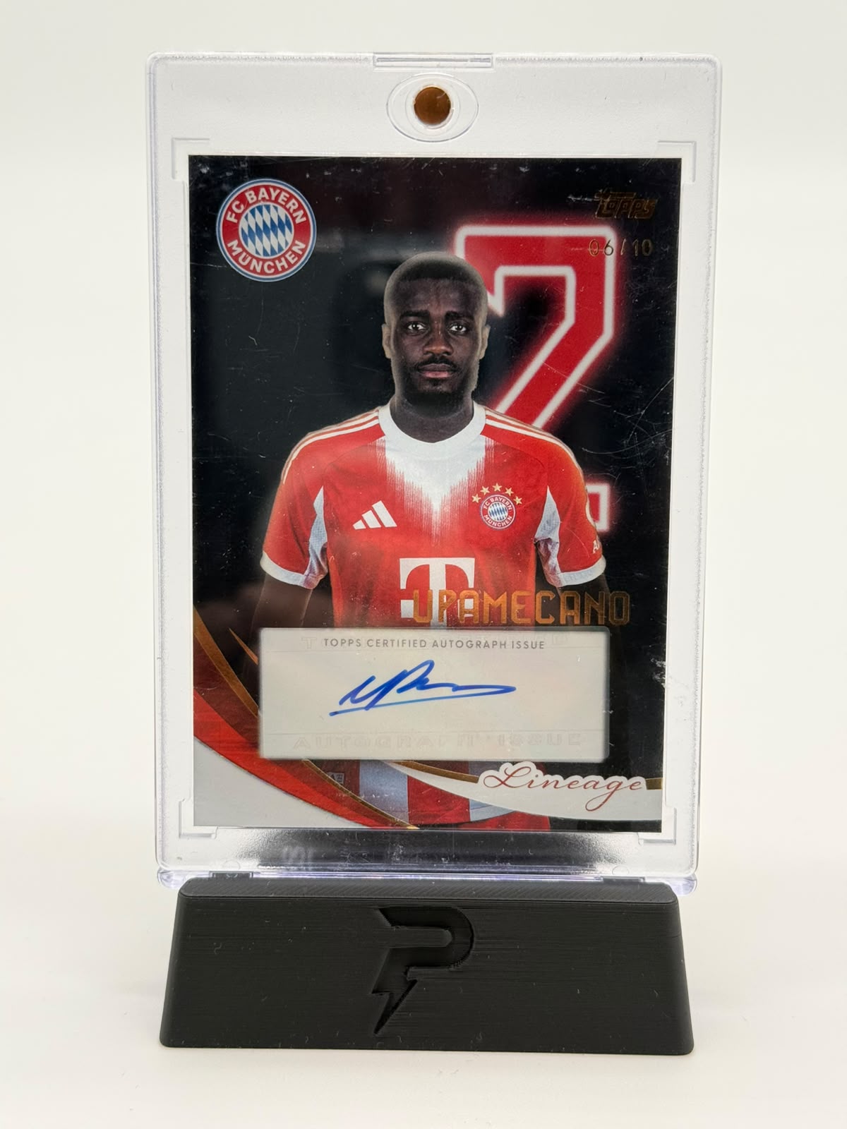 2026 Topps Fc Bayern Lineage Dayot Upamecano Auto 06/10