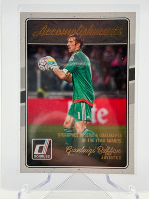 2016-17 Panini Donruss Gianluigi Buffon Accomplishments
