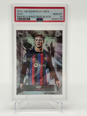 2022 Topps Platinum Curated Gavi /99 PSA 10