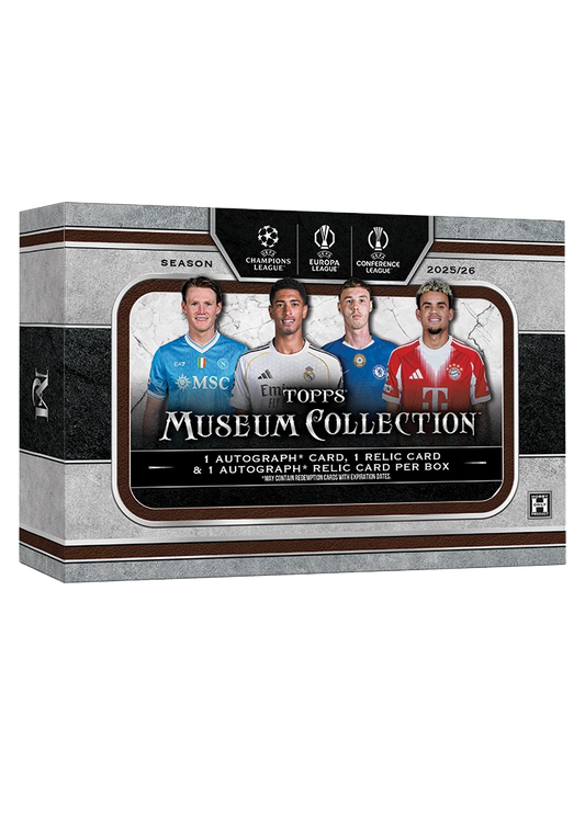 2025-26 Topps Museum UCC Hobby Box Case Break (8 Boxen) | PYT#10
