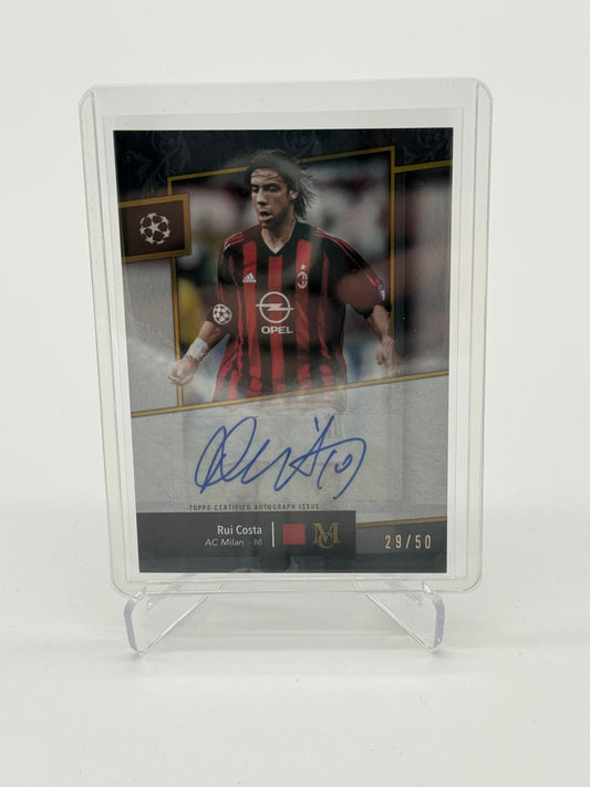 2024-25 Topps Museum UCC Rui Costa Auto /50