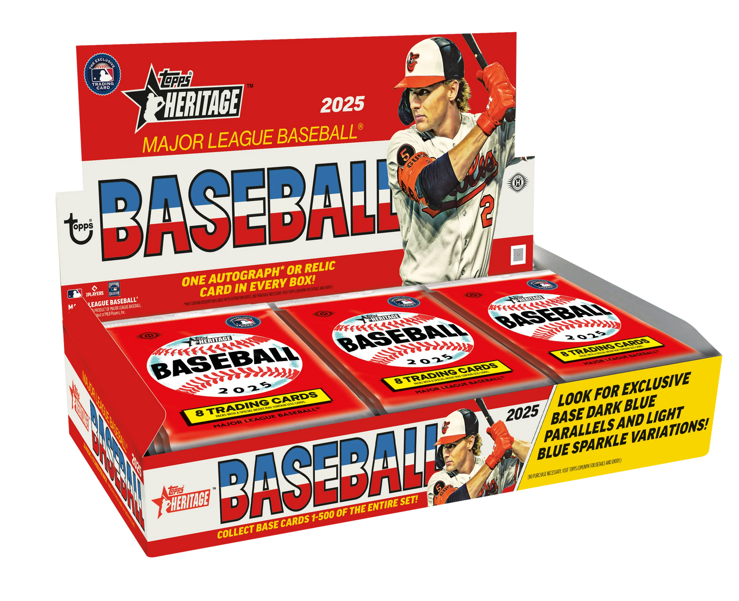 2025 Topps Heritage Baseball Hobby Box (LIVEBREAK)