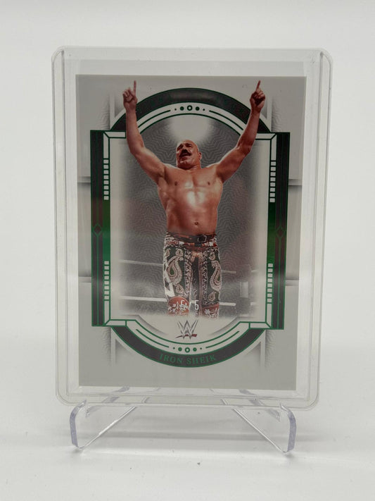 2024 National Treasures WWE Iron Sheik Emerald 5/5