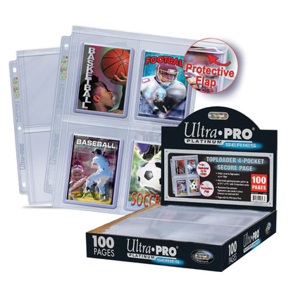 Ultra Pro - 4-Pocket Pages Secure für Toploader
