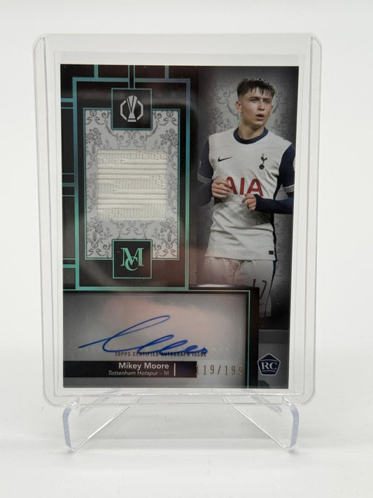 2025 Topps Museum Collection Mikey Moore Auto/Relic 119/199 RC