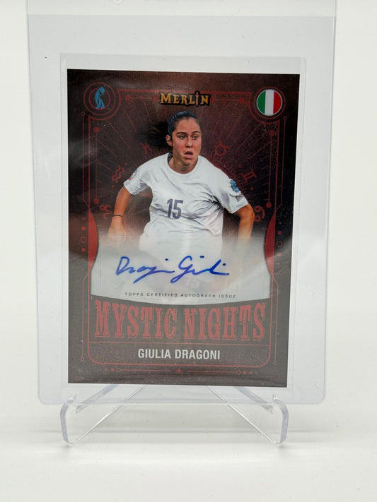 2025 Topps Merlin Womens Euro Giulia Dragoni Auto /5