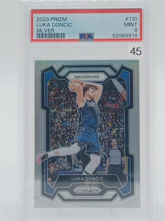 2023 Panini PRIZM Luka Doncic PSA9