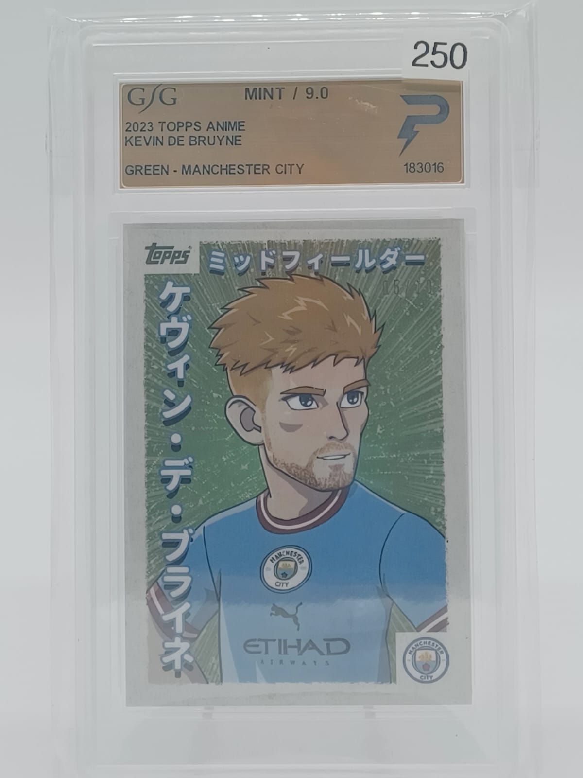 2023 Topps Anime Kevin de Bruyne /10 GSG 9,0