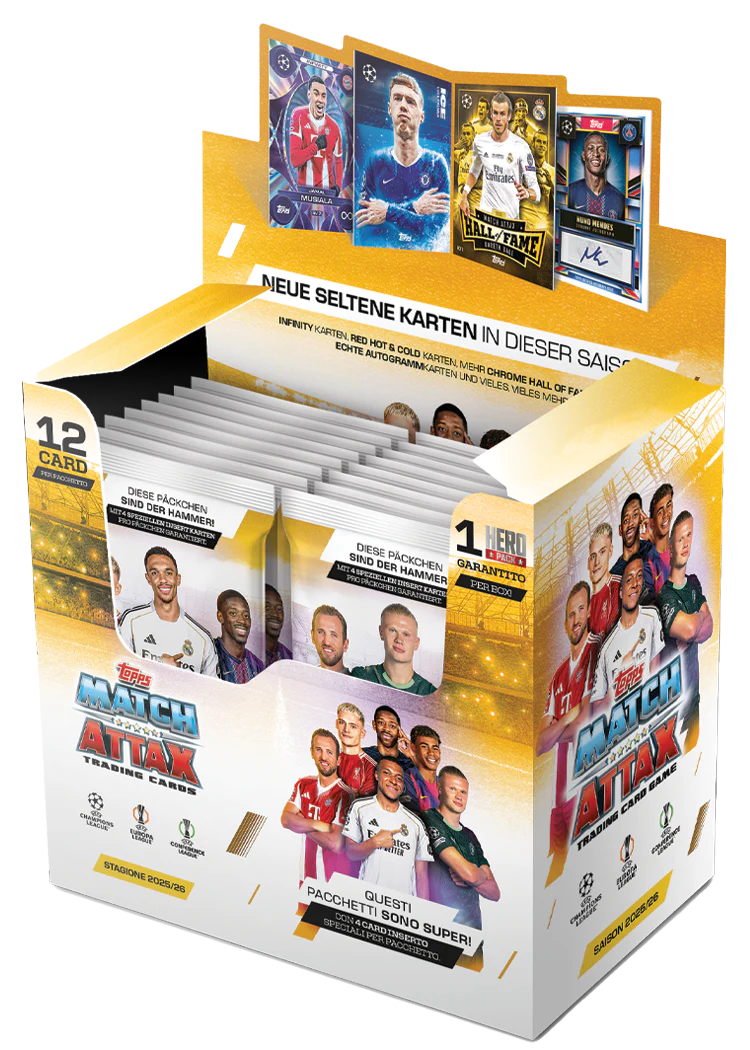 2025-26 Topps UCC Match Attax Display Box (SEALED)