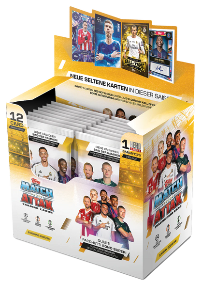 2025-26 Topps UCC Match Attax Display Box (SEALED)