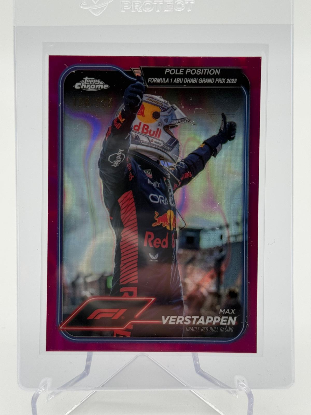 2024 Topps Chrome Formel 1 Max Verstappen Purple Lava 126/225