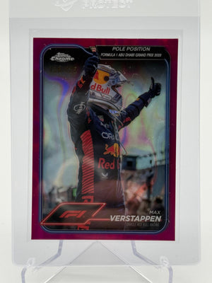 2024 Topps Chrome Formel 1 Max Verstappen Purple Lava 126/225