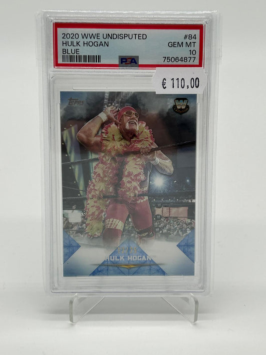 2020 Topps WWE Undisputed Hulk Hogan Blue /25 PSA 10