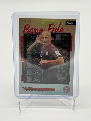 2025 Topps FC Bayern Teamset Arjen Robben Bona Fide 36/50
