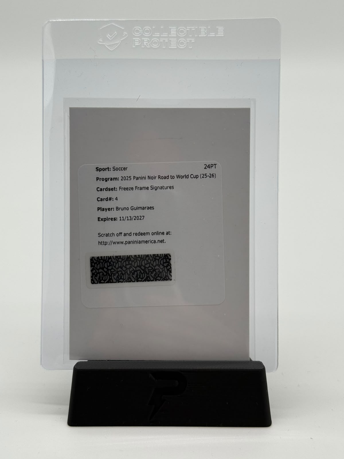 2025 Panini NOIR Bruno Guimares Freeze Frame SIgnature Redemption