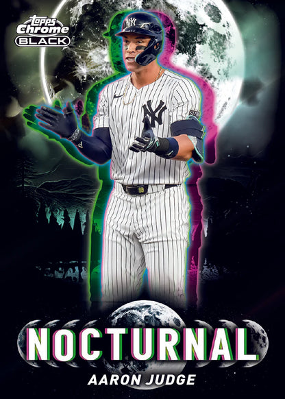 2025 Topps Chrome Black Baseball Hobby Box (SEALED)