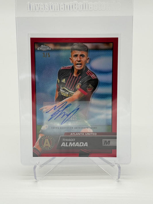 2023-24 Topps Chrome MLS Thiago Almada Auto /5