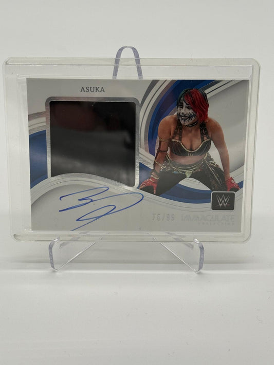 2023 Panini Immaculate WWE Asuka Premium Memorabilia Autograph /99