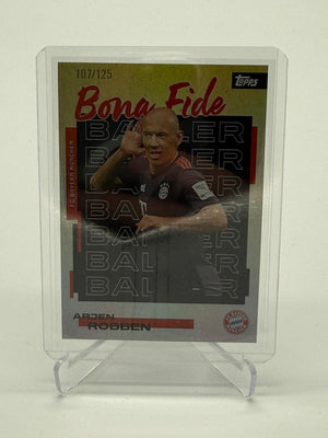 2025 Topps FC Bayern Teamset Arjen Robben Bona Fide 107/125
